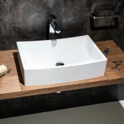   Ravak Formy 02 beépíthető mosdó túlfolyó nélkül 60 cm fehér (XJM01260000)