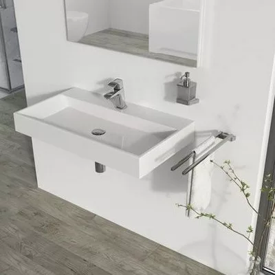 Ravak Natural 80 mosdó fehér, nyílással