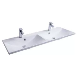 Ravak Flat Duo 120 duplamosdó fehér, nyílással