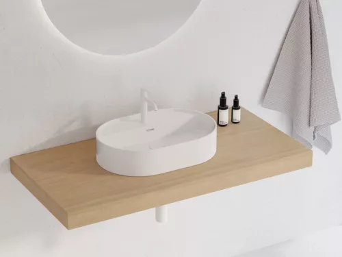 Ravak Ceramic Slim Shelf O 55 kerámiamosdó fehér
