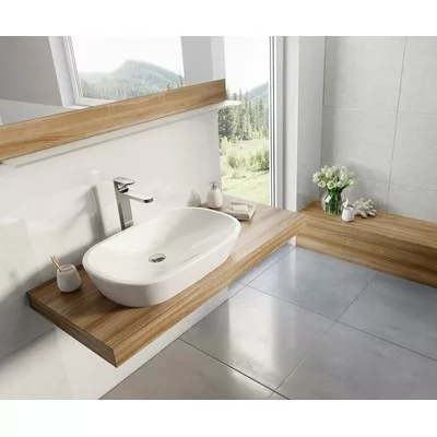 Ravak Ceramic O beépíthető mosdó túlfolyó nélkül 60 cm fehér XJX01160001