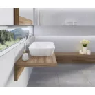 Ravak Ceramic R beépíthető mosdó túlfolyó nélkül 60 cm fehér XJX01160002