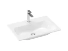 Ravak Chrome Slim 70 kerámiamosdó, fehér, furattal