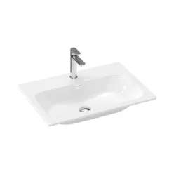 Ravak Chrome Slim 70 kerámiamosdó, fehér, furattal
