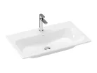 Ravak Chrome Slim 80 kerámiamosdó, fehér, furattal