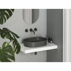 Ravak Ceramic Slim O 55 kerámiamosdó antracit
