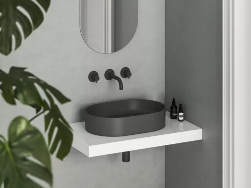 Ravak Ceramic Slim O 55 kerámiamosdó antracit