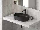 Ravak Ceramic Slim O 55 kerámiamosdó matt fekete