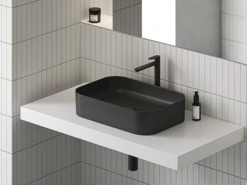 Ravak Ceramic Slim R 55 kerámiamosdó matt fekete