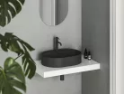 Ravak Ceramic Slim Shelf O 55 kerámiamosdó matt fekete