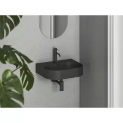 Ravak Ceramic Slim Wall O 55 N kerámiamosdó matt fekete