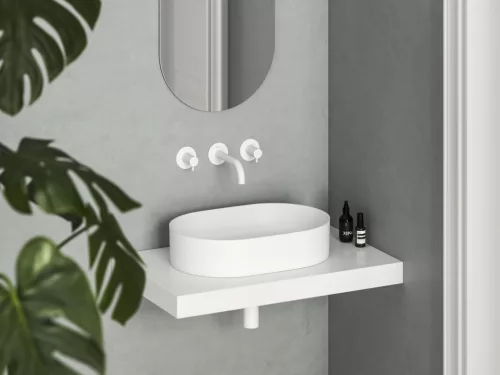 Ravak Ceramic Slim O 55 kerámiamosdó matt fehér