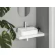 Ravak Ceramic Slim Shelf R 55 kerámiamosdó matt fehér