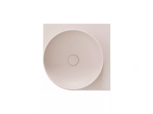 Ravak Yard 45 C kerámiamosdó Alabaster Pink, túlfolyó furat nélkül