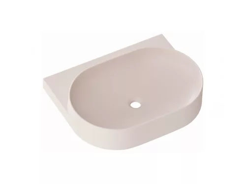 Ravak Yard 60 kerámiamosdó Alabaster Pink, túlfolyó furat nélkül