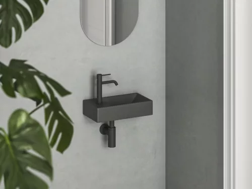 Ravak Veda Wall 40 kézmosó bal antracit