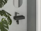 Ravak Veda Wall 40 kézmosó bal matt fekete