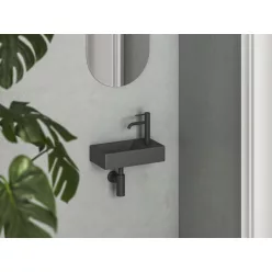 Ravak Veda Wall 40 kézmosó jobb antracit