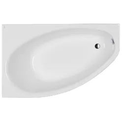 Kolo Elipso aszimetrikus kád lábbal 160x100 balos XWA0661000 rajza