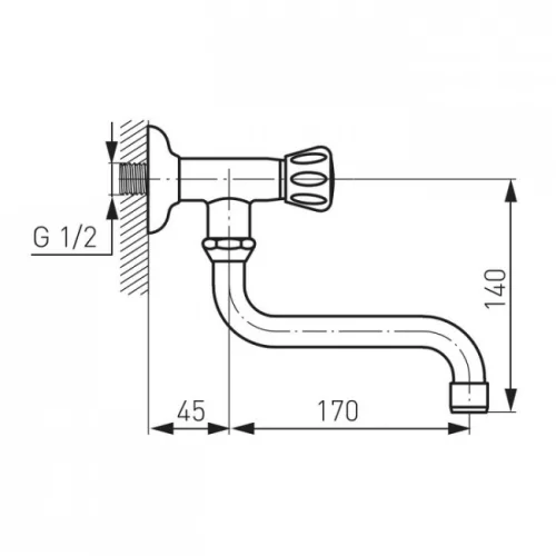 Ferro Standard hidegvizes szelep Z39