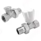 Ferro egyenes kézi radiátorszelep készlet 1/2" (zg2y + zp2y) (ZGB01)