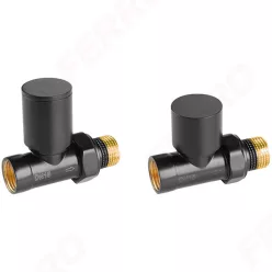   Ferro ferro radiátor szelep szett egyenes 1/2" (ZGB30BL)