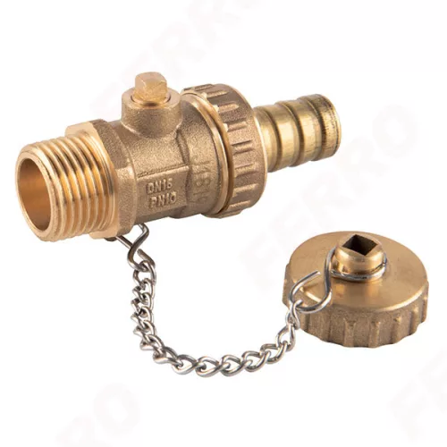 Ferro kazántöltő-ürítő, k, 1/2", kupak kezelőkar, f-comfort (ZSN1)