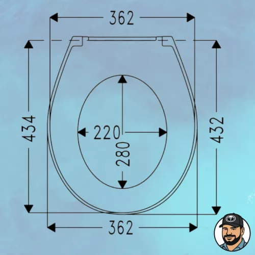 Sanibello Sofclose rendszerű könyen levehető ülőke hagyományos kialakítású WC - k re